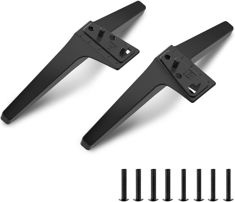Dinghosen 49 50 55 Inch TV Stand for LG TV Legs 55UJ6300 55UK6500 55LJ550M 55UM7300 55UN6900 55UJ6540 50UJ6300 50UK6300 50UK6500AUA 50UN6950 49UK6300 MAM643660 MEZ64114730 Replacement Legs for LG TV with Screws - Image 1
